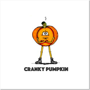 Cranky pumpkin Posters and Art